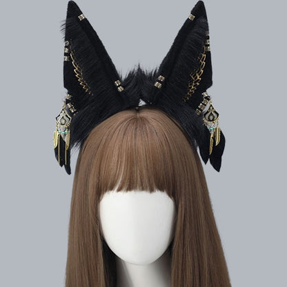 Black Anubis Cat Ears